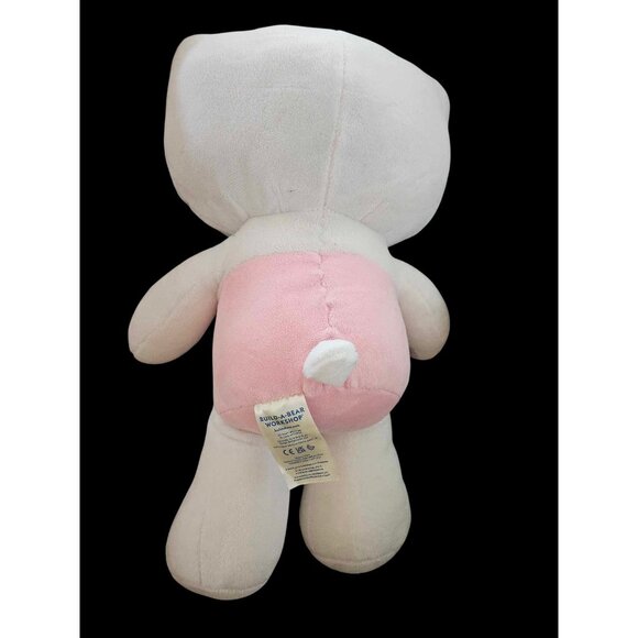 NEW* Build-A-Bear Workshop Hello Kitty White & Pink 22" Plush Toy With Pink Bow - Picture 5 of 9